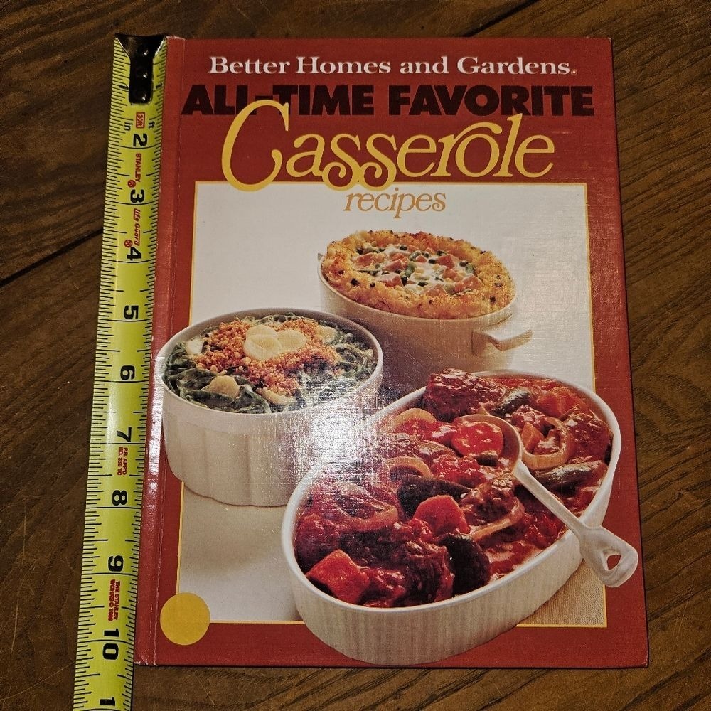 Better Homes and Gardens All-Time Favorite Casserole Recipes Hardcover Red Book